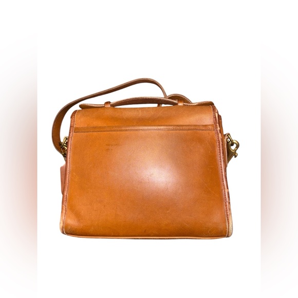 Vintage Coach British Tan Court Top Handle Bag 9870 - Picture 5 of 9